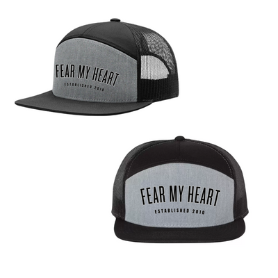 Fear My Heart Hat -  7 Panel Trucker Cap