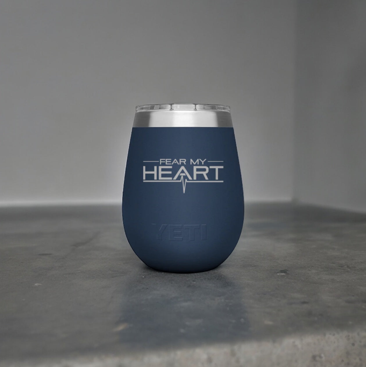 Fear My Heart Yeti Rambler 10 oz Wine